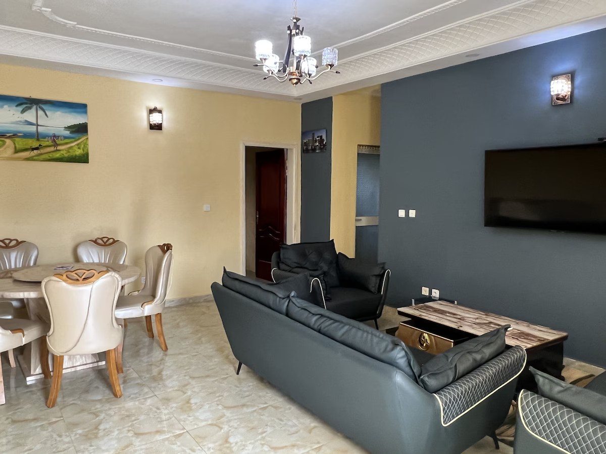 Living room with dining area — open plan layout