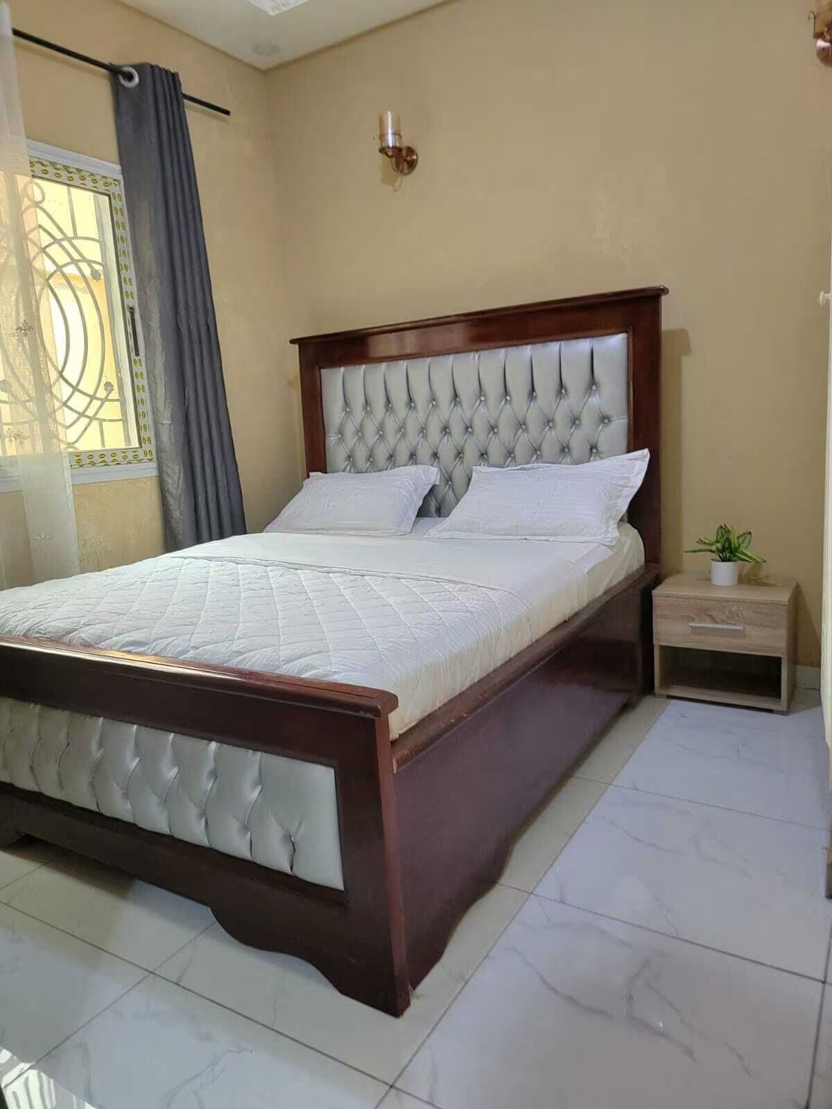 Warm elegant bedroom suite